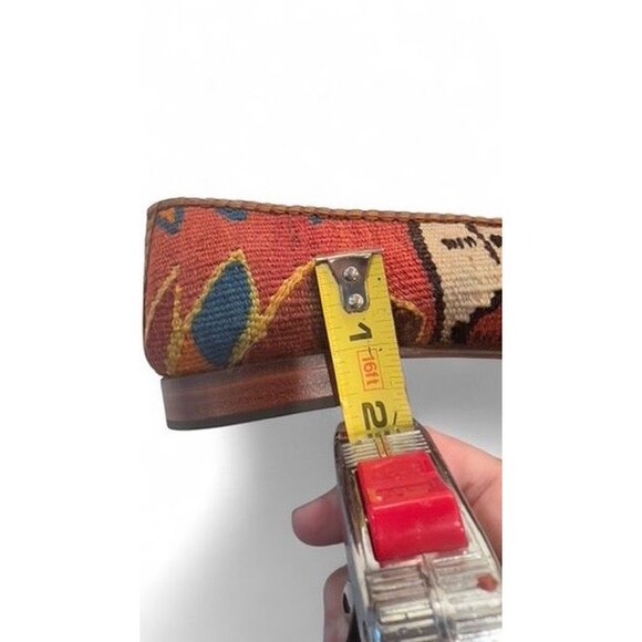 Kilim Loafers Size 8.5 – Boho Textile Handmade Slip-On Flats - Picture 8 of 8